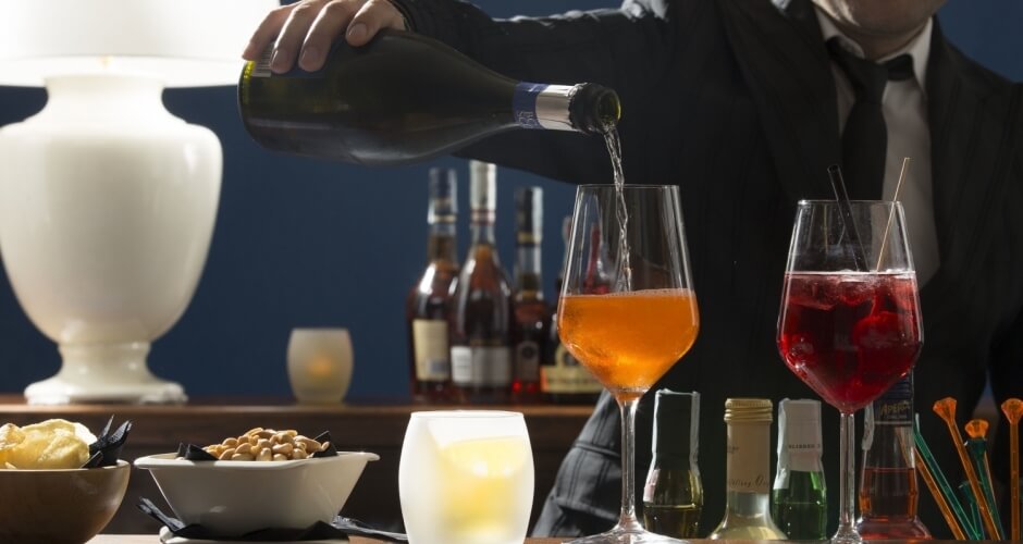 Aperitivo al bar dell'Hotel